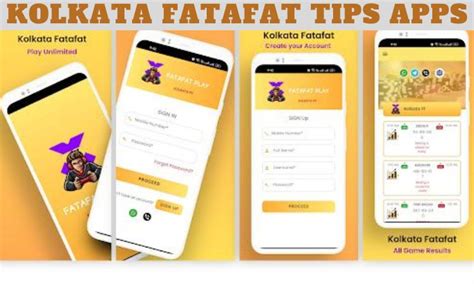 Kolkata Fatafat Tips Apps .